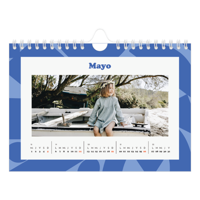 Calendario personalizado A5 — Juego de patrones [portada]