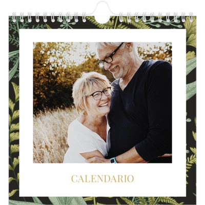 Calendarios Cuadrados — Tapiz floral [portada]