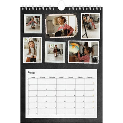 Calendario personalizado A4 — Colección de fotos [Marzo]