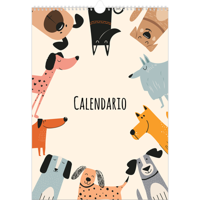Calendarios A3 — Perros y garabatos [portada]