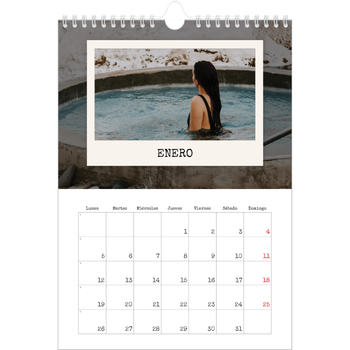 Calendario personalizado A4 — La edición de retratos
