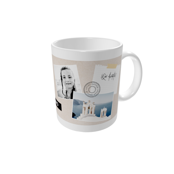 Tazas personalizadas — Scrapbook orgánico