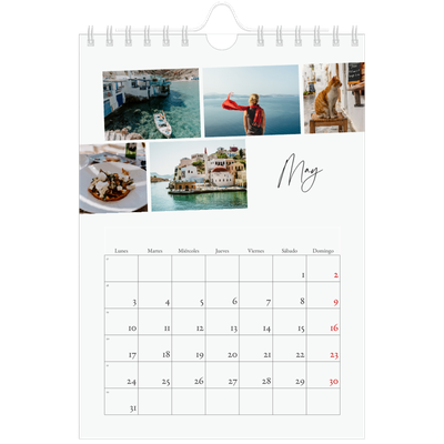 Calendario personalizado A5 — Descanso de la ciudad [Mayo]