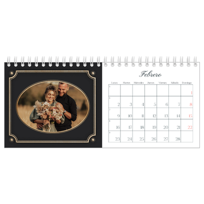 Calendarios de mesa — Clásico vintage [Febrero]