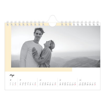 Calendario personalizado A5 — Pantallas de color [portada]