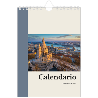 Calendario personalizado A5 — Lugares del mundo [portada]