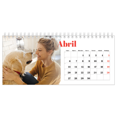 Calendarios de mesa — Un año genial [Abril]
