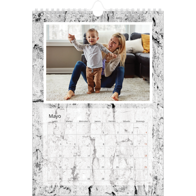 Calendario personalizado A4 — Corteza de árbol [portada]