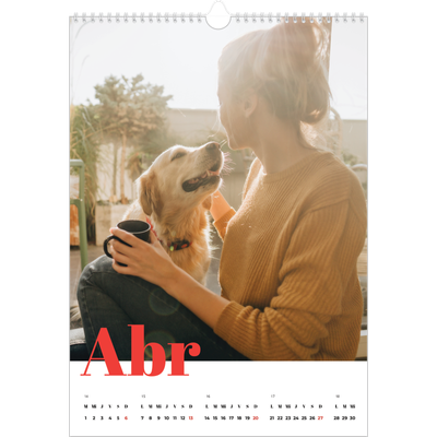 Calendarios A3 — Un año genial [Abril]