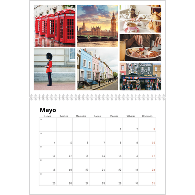 Calendario personalizado doble A4 — Estructura [portada]