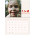 Calendario personalizado doble A4 — Nostalgia de los 90 [Abril]