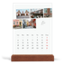 Calendario de mesa con base de madera - vertical  — Descanso de la ciudad [Enero]