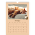 Calendario personalizado A4 — Gatito juguetón [Marzo]
