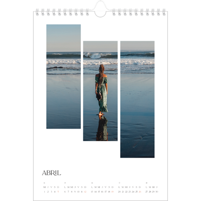 Calendario personalizado A4 — Fragmentos de viaje [portada]