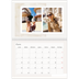 Calendario personalizado doble A4 — Tonos apagados [Enero]