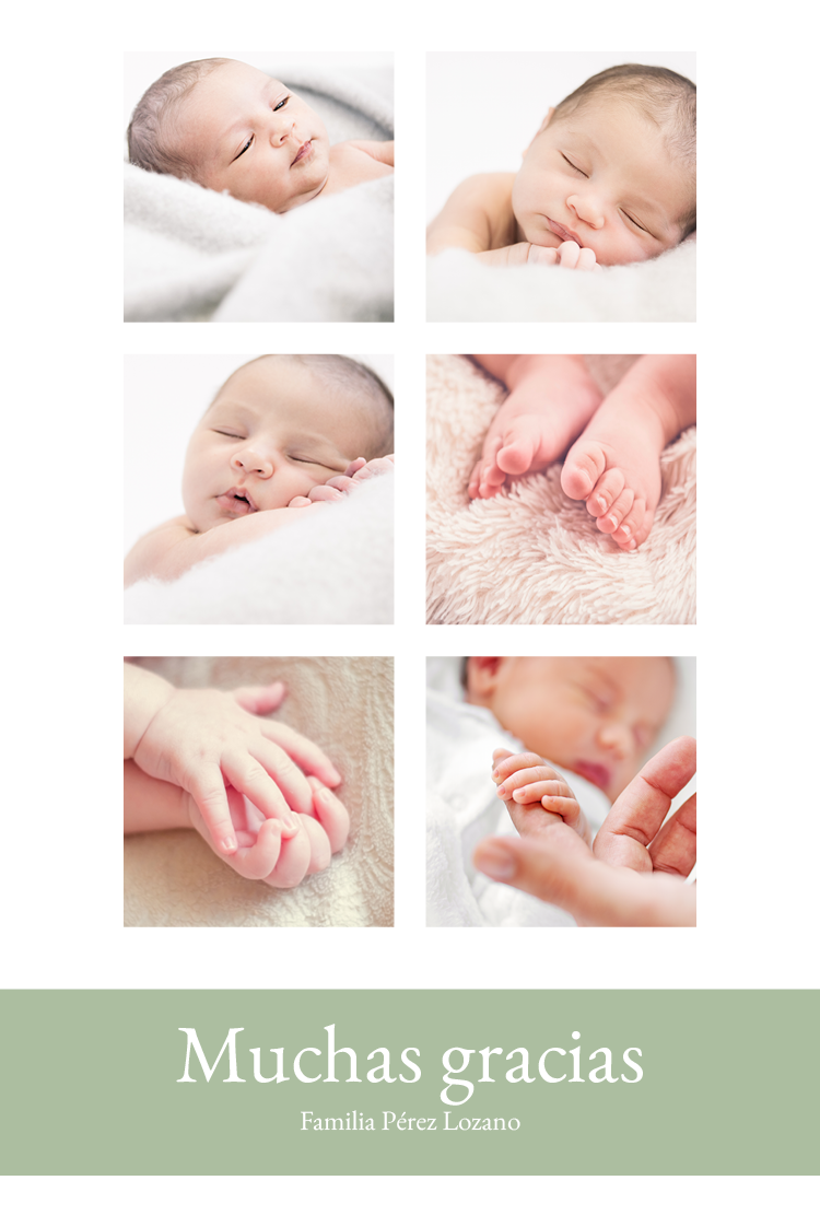 Tarjetas de agradecimiento — Mosaico