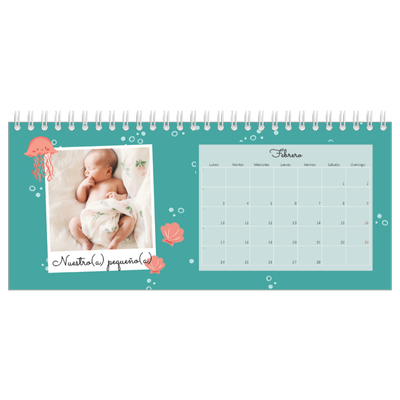 Calendarios de mesa — Animalitos [Febrero]