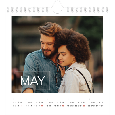 Calendarios Cuadrados — Fecha superpuesta [portada]