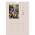 Calendario personalizado A4 — Botánica sencilla [Enero]