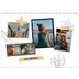 Calendario personalizado doble A4 — Scrapbook con estilo [portada]