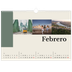 Calendario A3 horizontal — Lugares del mundo [Febrero]