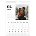 Calendario personalizado A4 — Serif y momentos [Febrero]
