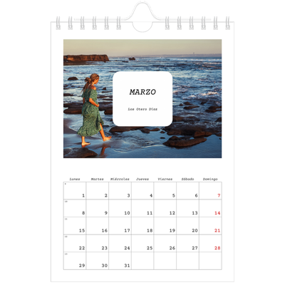 Calendario personalizado A5 — La historia completa [Marzo]