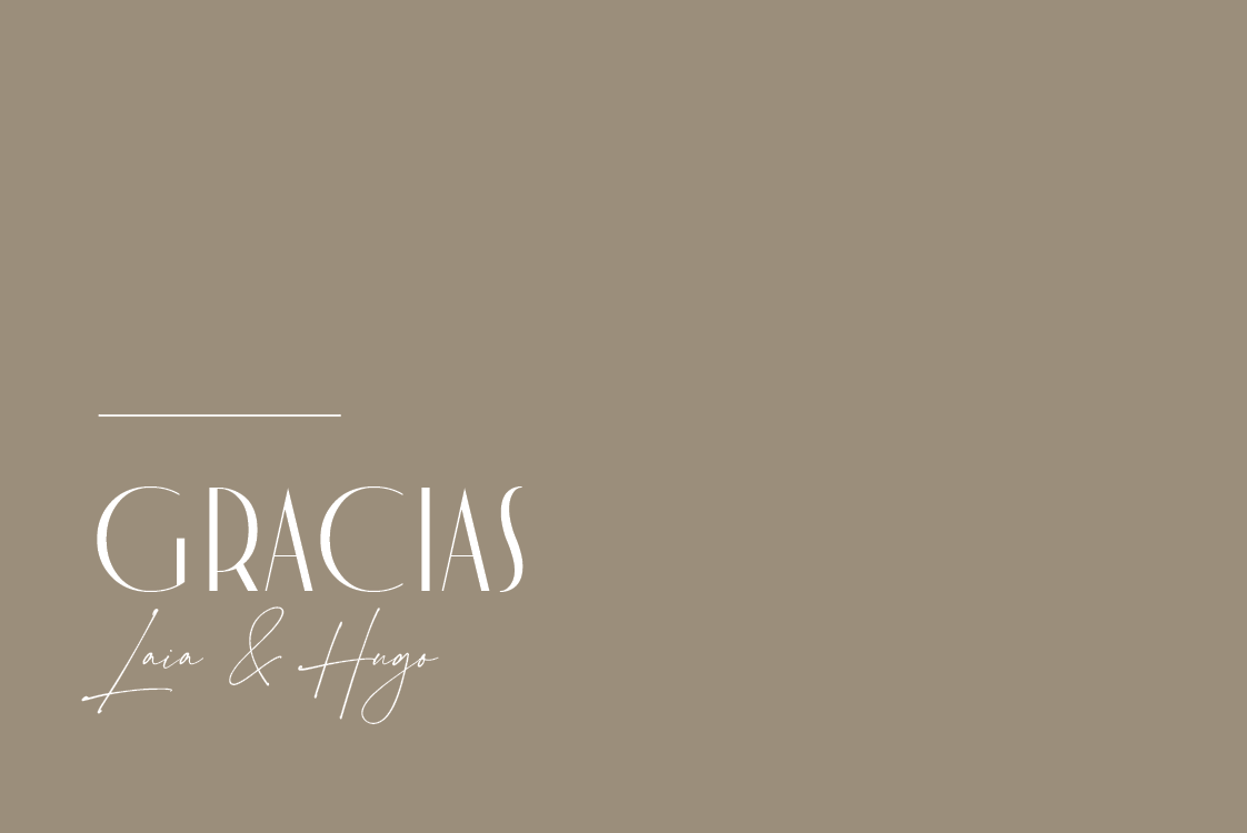 Tarjetas de agradecimiento — Combinación perfecta