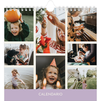 Calendarios Cuadrados — Capítulos pastel [portada]