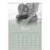 Calendario personalizado A4 — Verde bruma [Marzo]
