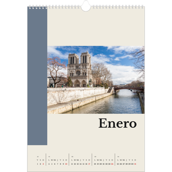 Calendario personalizado A3 — Lugares del mundo