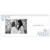 Calendarios de mesa — Romance en blanco y azul [portada]