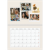 Calendario personalizado doble A4 — Scrapbook vintage [Marzo]