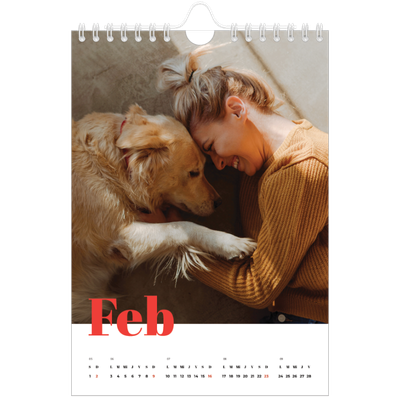 Calendario personalizado A5 — Un año genial [Febrero]