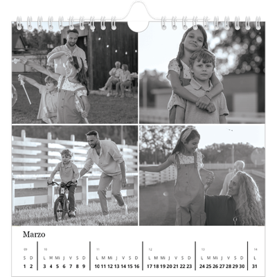 Calendarios Cuadrados — Enfoque [Marzo]