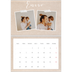 Calendario personalizado doble A4 — Calendario scrapbook [Enero]
