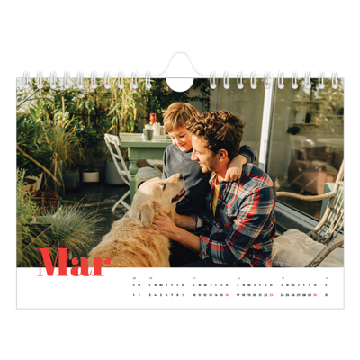 Calendario personalizado A5 — Un año genial [Marzo]