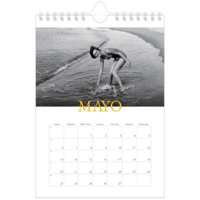 Calendario personalizado A5 — Estilo Heritage [portada]