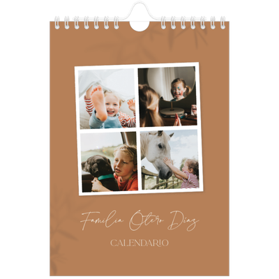 Calendario personalizado A5 — Con los pies en la tierra [portada]