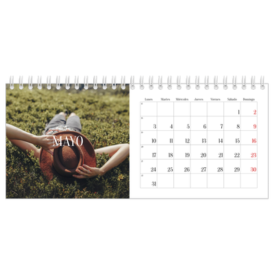Calendarios de mesa — Escapada infinita [Mayo]