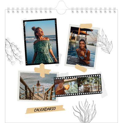 Calendarios Cuadrados — Scrapbook con estilo [portada]