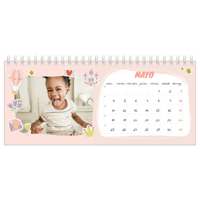 Calendarios de mesa — Unicornio arcoíris [portada]