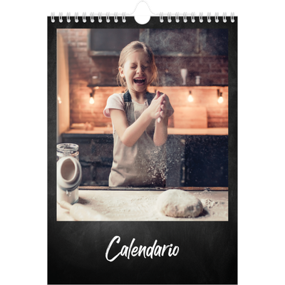 Calendario personalizado A4 — Estilo de pizarra [portada]