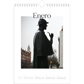 Calendario personalizado A4 — Mi diario de viaje
