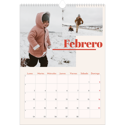Calendarios A3 — Nostalgia de los 90 [Febrero]