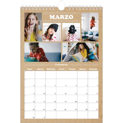 Calendario personalizado A4 — Editorial de este año [Marzo]