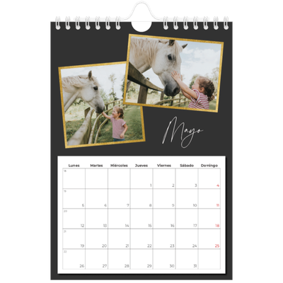 Calendario personalizado A5 — Tantos recuerdos [portada]