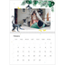 Calendario personalizado doble A4 — Animales de acuarela [Febrero]