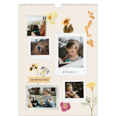 Calendarios A3 — Scrapbook vintage [portada]