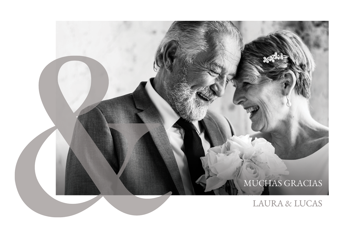 Tarjetas de agradecimiento — Y comercial